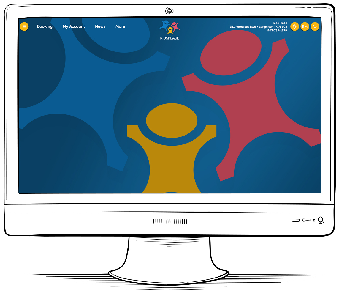 Customer Portal background shown on desktop