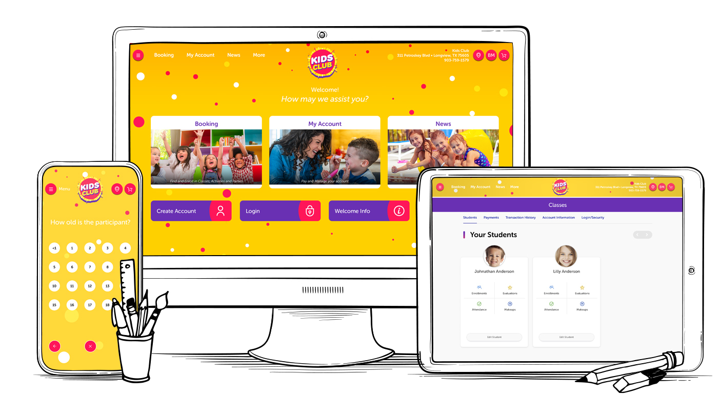 Kids Club Customer Portal